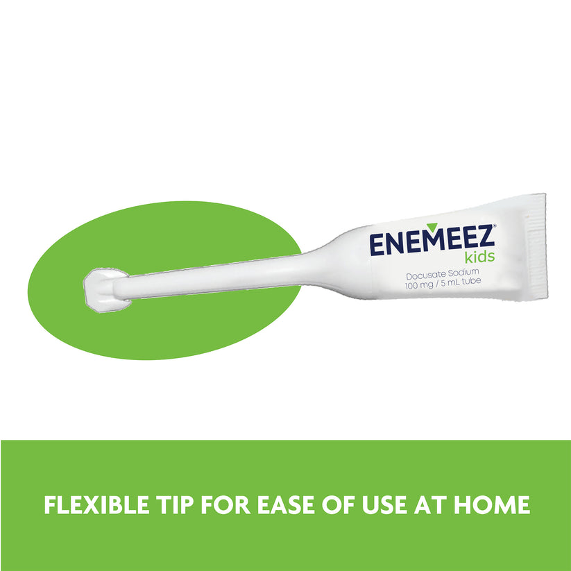 ENEMEEZ® Kid's, Docusate Sodium 100mg per Delivered Dose, 5 Count – Enemeez